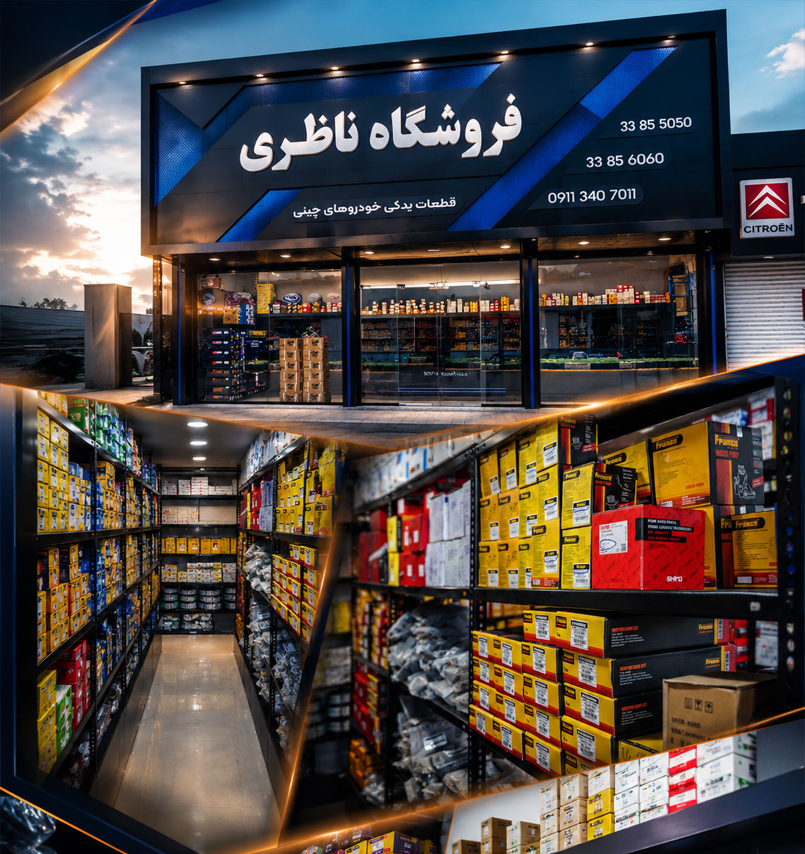 فروشگاه لوازم یدکی خودروهای چینی ناظری در رشت